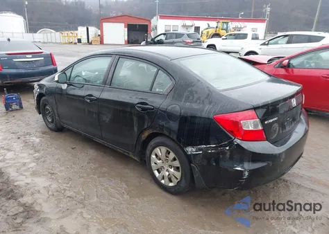 2012 Honda Civic Lx z USA, uszkodzony, nr VIN 2HGFB2F55CH301089